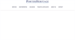 Desktop Screenshot of porterheritage.com